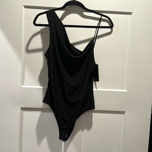 NWT 21 Saints one shoulder bodysuit